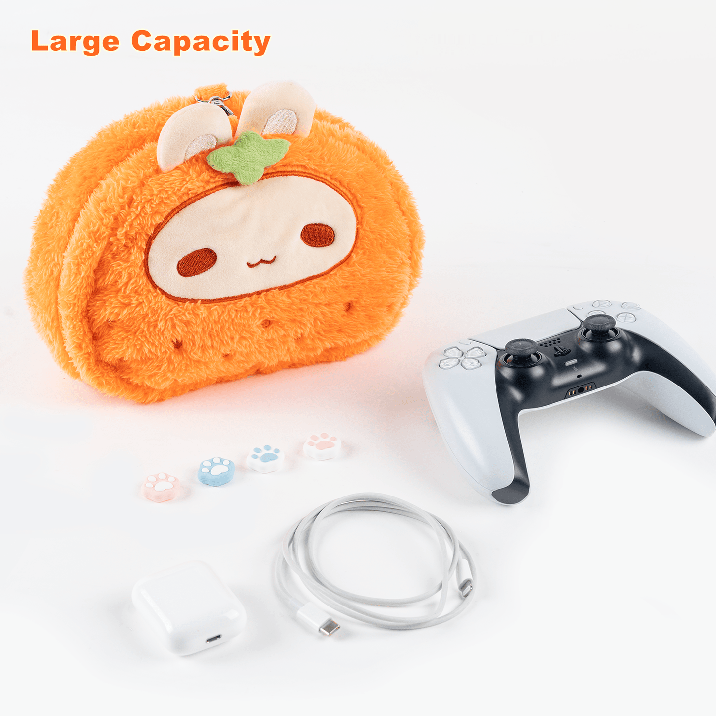 GeekShare Orange Bunny Controller Carrying Bag