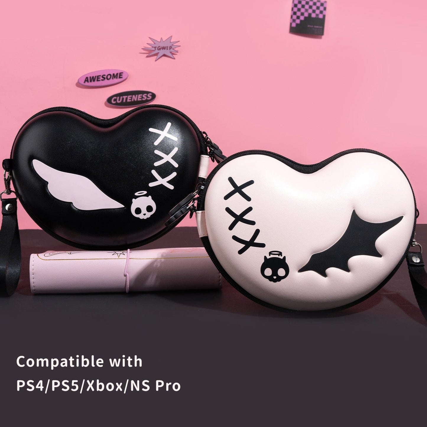 GeekShare Pink Skull PS5 Skin