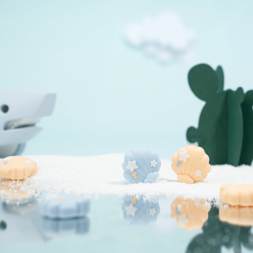 GeekShare Mermaid Shell Thump Grips