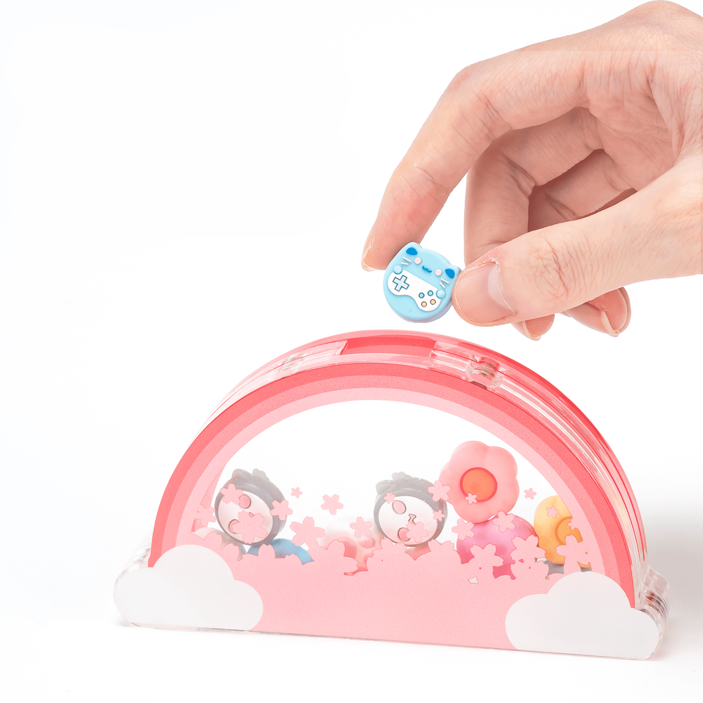 GeekShare Rainbow Cloud Thump Caps Storage Box