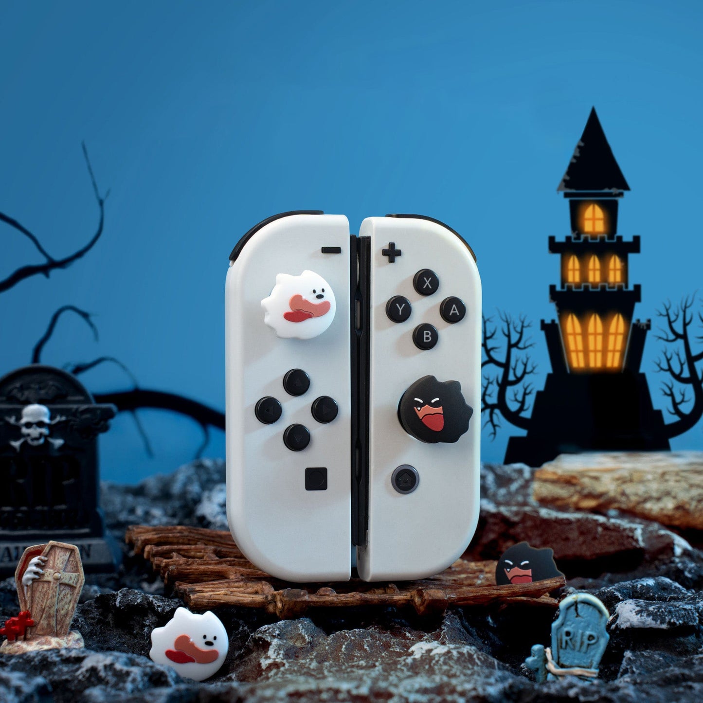 GeekShare JoyCon専用方向キーカバー（幽霊いぬ）