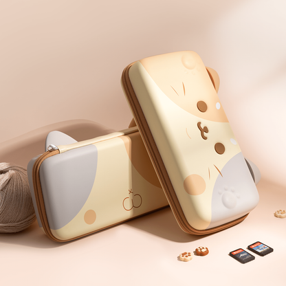 GeekShare Nintendo Switch/Oled 対応ケース (ブラウン猫)