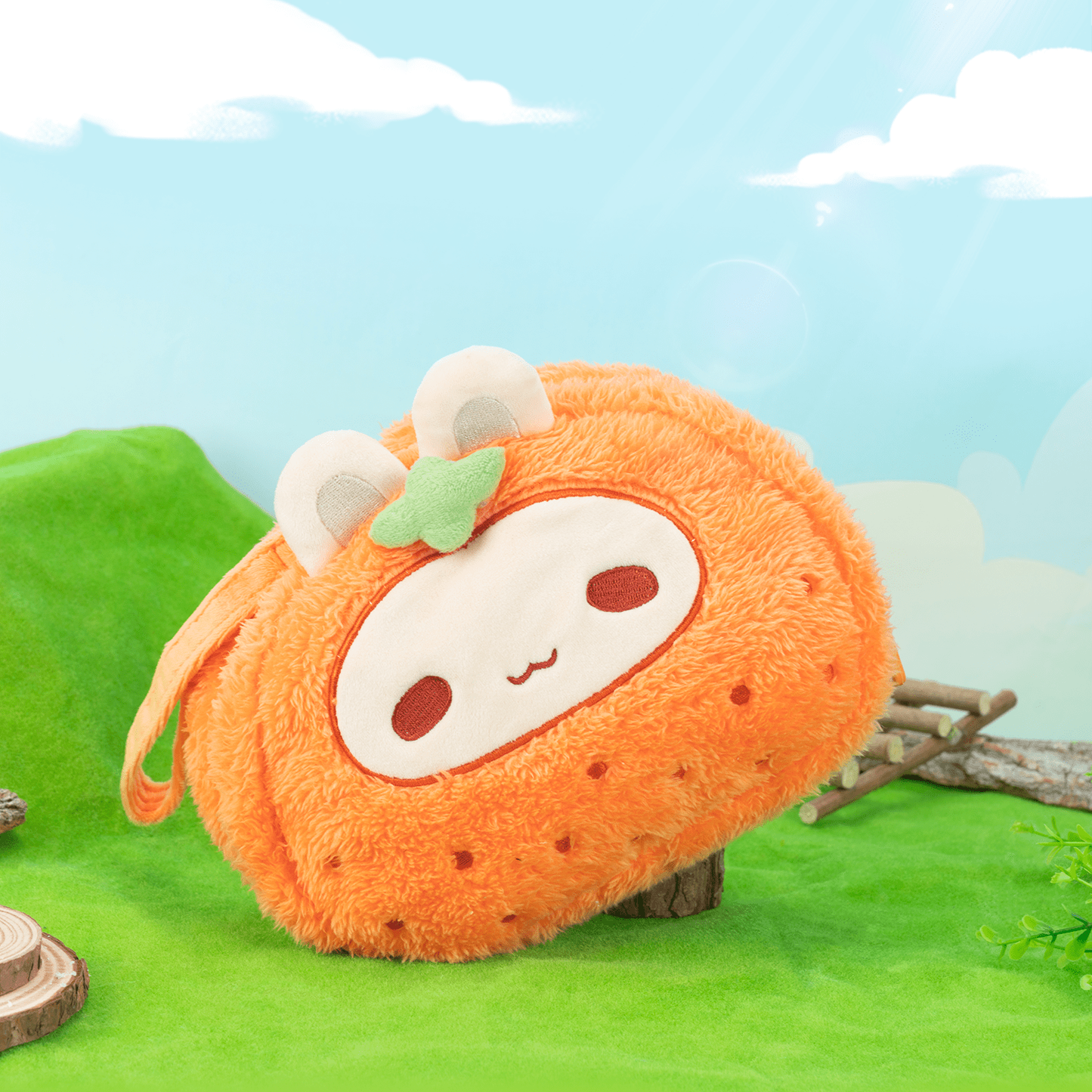 GeekShare PS5 PS4 XBOX NSPRO対応コントローラー収納ケース (オレンジのウサギ)