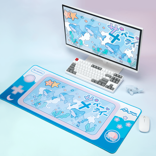 GeekShare 大型マウスパット(サメ君)