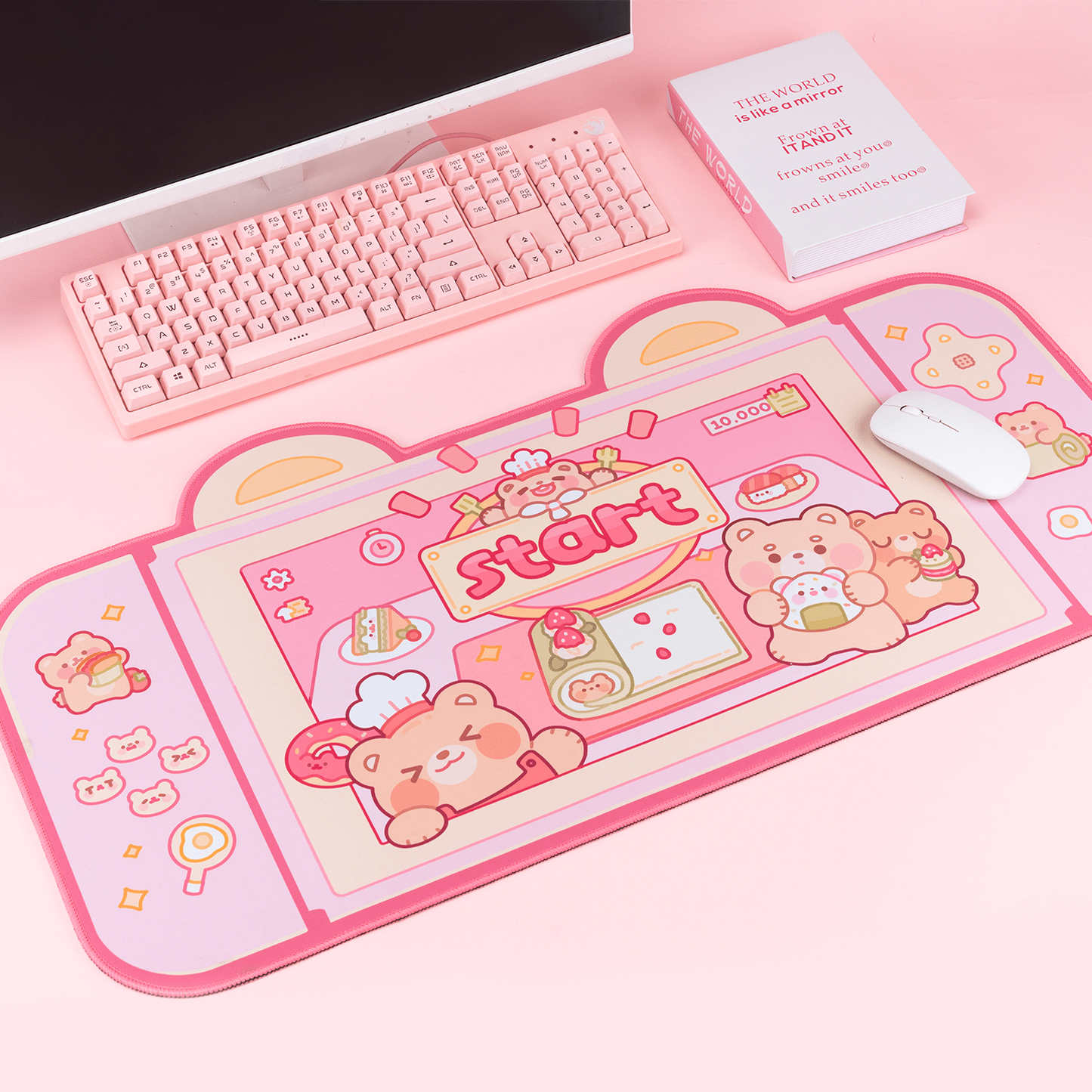 GeekShare 大型マウスパット(ケーキ屋のくま)