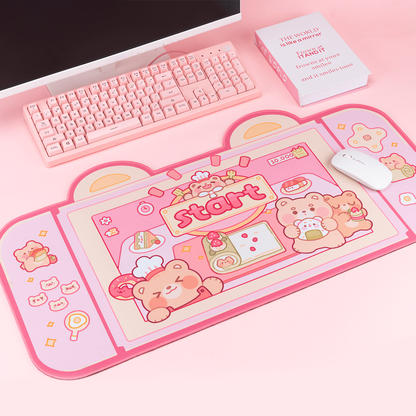 GeekShare 大型マウスパット(ケーキ屋のくま)