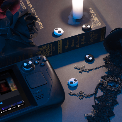 GeekShare Steam Deckに対応用 サムグリップキャップ（スイート・スカル）