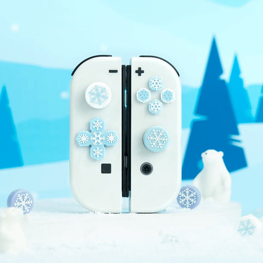 GeekShare JoyCon専用方向キーカバー（雪の華）
