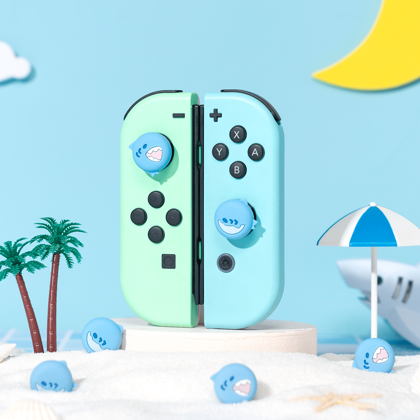 GeekShare アナログスティックカバー（サメちゃん）