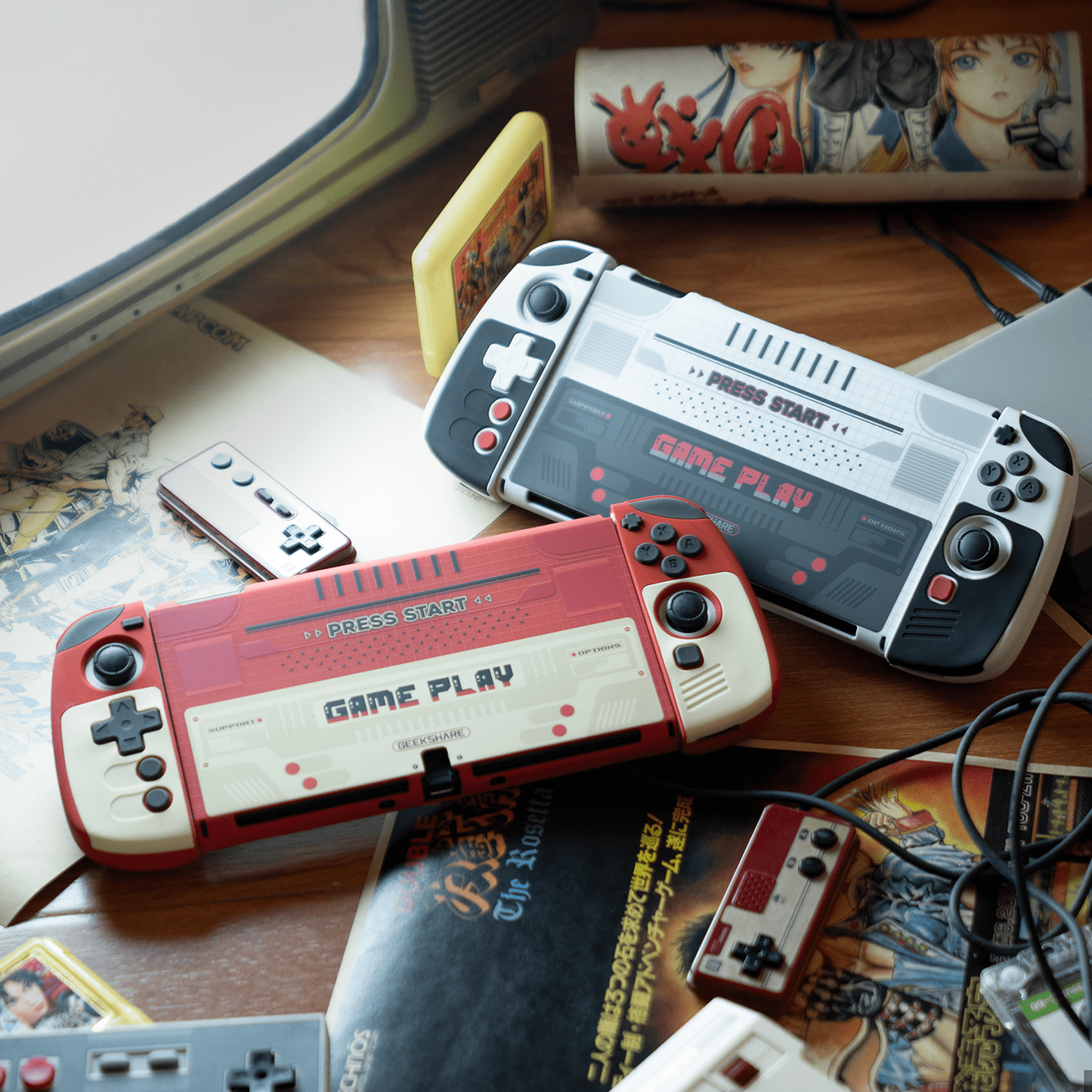 GeekShare Nintendo Switch/Oled 対応カバー （ゲーム機デザイン）