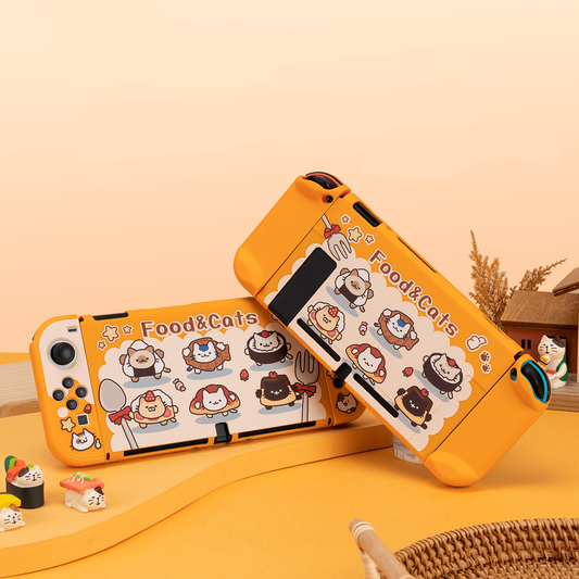 GeekShare Nintendo Switch/Oled 対応カバー （猫の料理）