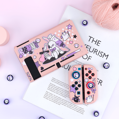 GeekShare Nintendo Switch/Oled 対応カバー ( 包帯ラビット)