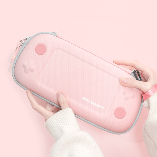 GeekShare Nintendo Switch/Oled 対応ケース（シンプルなピンク）