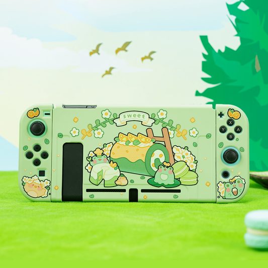 GeekShare Nintendo Switch 対応カバー(抹茶のカエル)