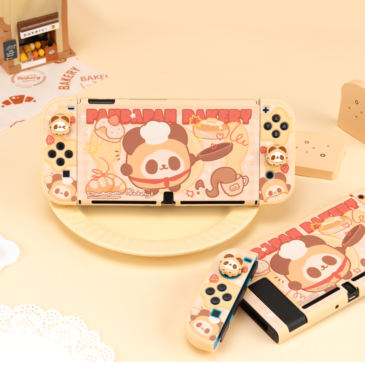 GeekShare Nintendo Switch/Oled 対応カバー （パンダパン）