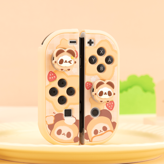 GeekShare アナログスティックカバー (パンダとトースト)