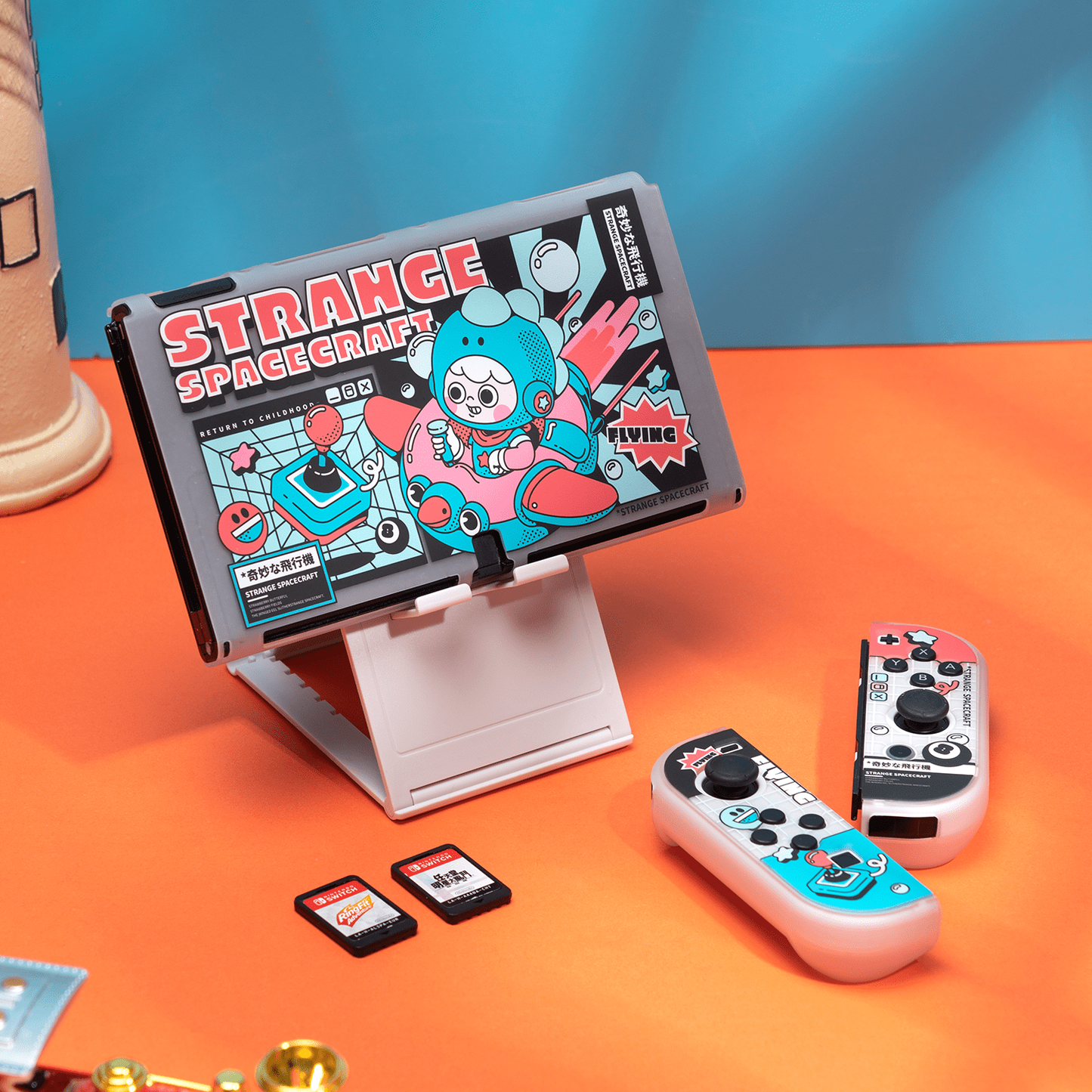 GeekShare Nintendo Switch/Oled 対応カバー (飛行機)