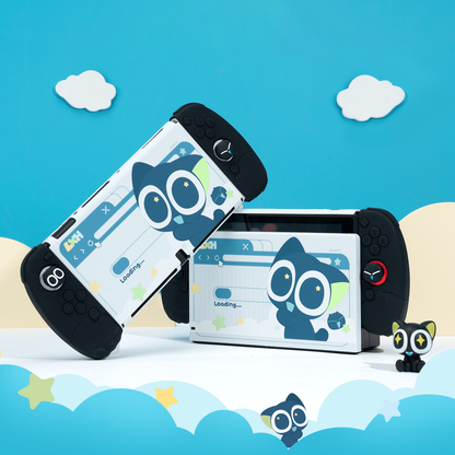 GeekShare Nintendo Switch/Oled 対応カバー & ケース(猫肉球羅小黑)