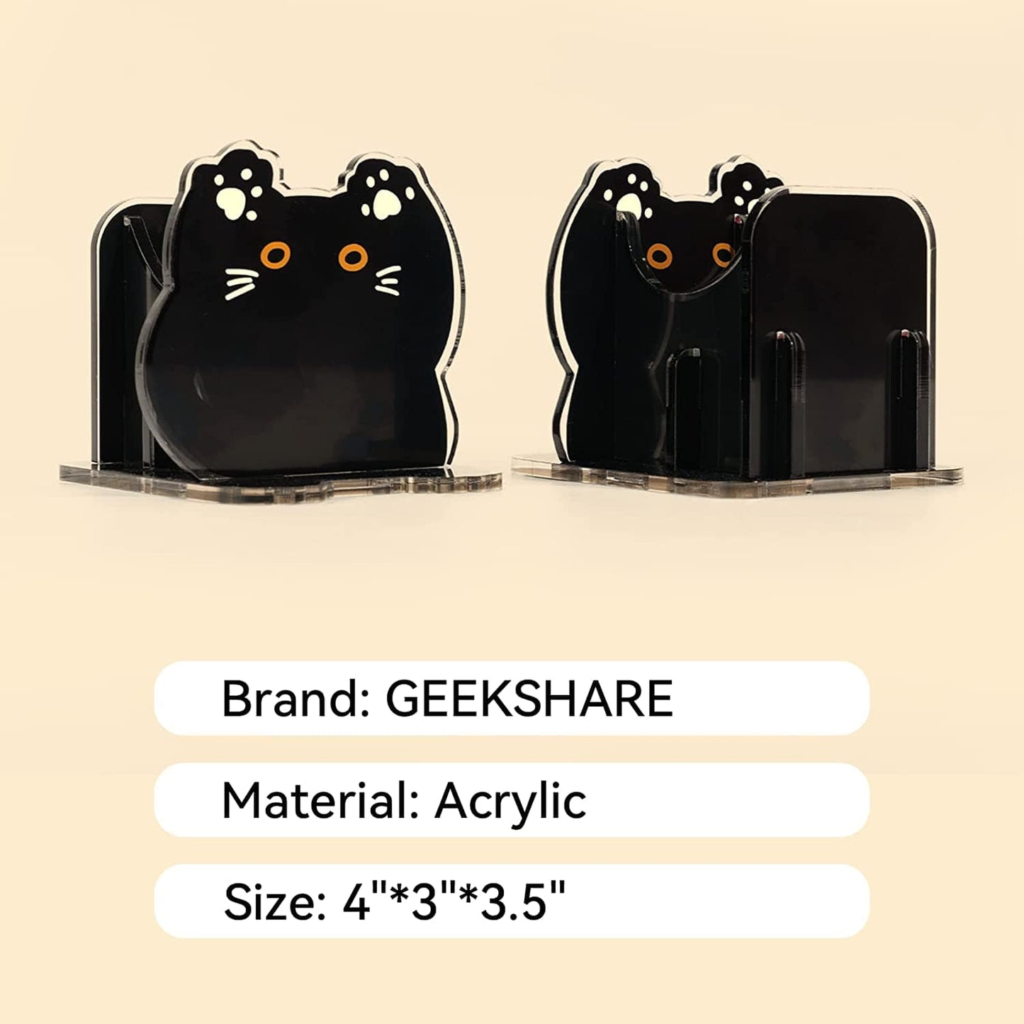 GeekShare Black Cat Acrylic Controller Holder