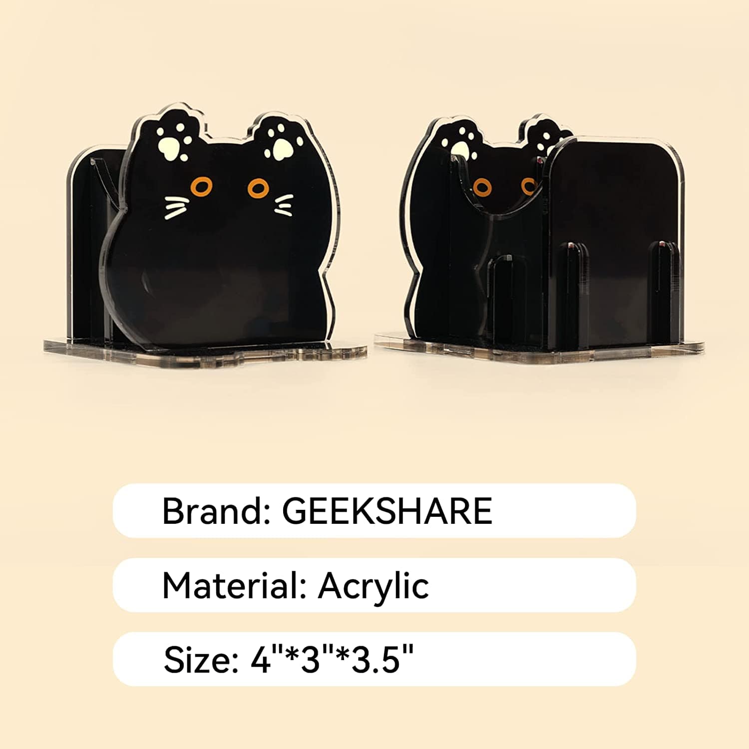 GeekShare Black Cat Acrylic Controller Holder