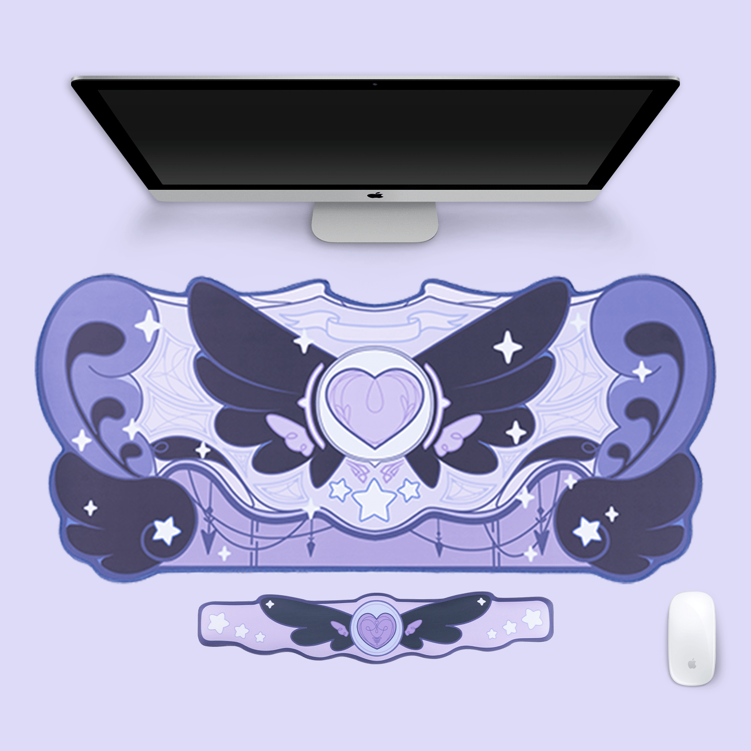 GeekShare Dark Star Wings Mouse Pad