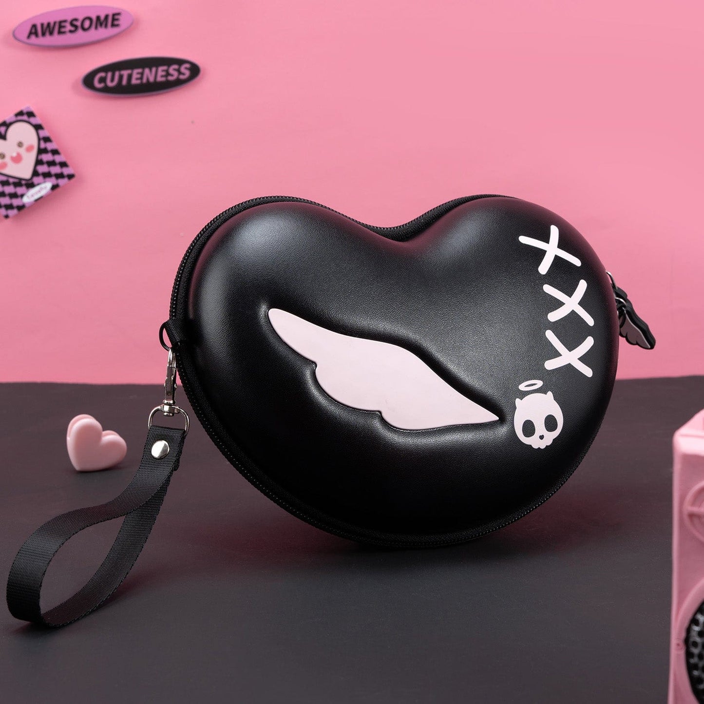 GeekShare Pink Skull Controller Carrying Bag