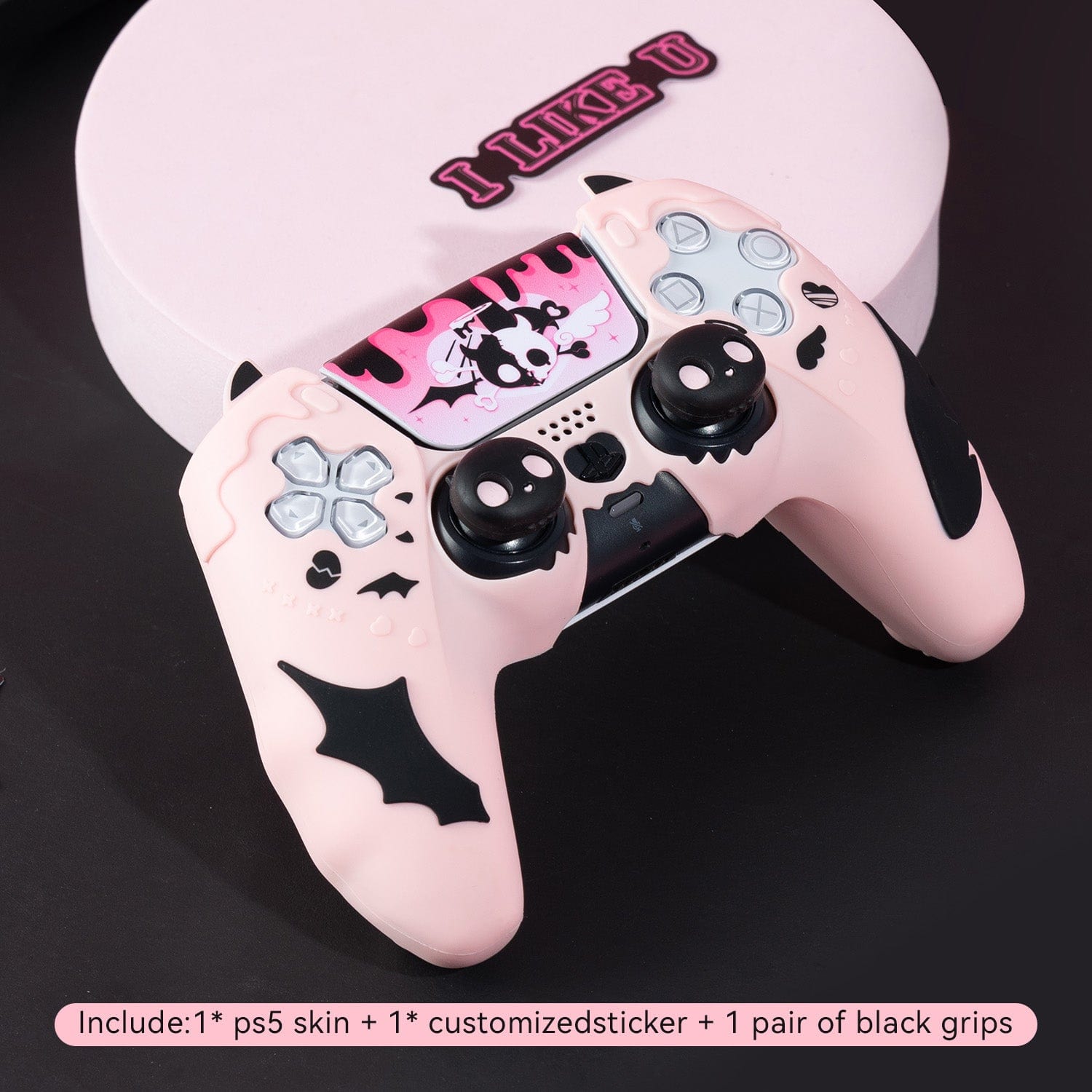 GeekShare Pink Skull PS5 Skin