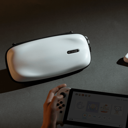 GeekShare ABS White Carrying Case for Switch&OLED