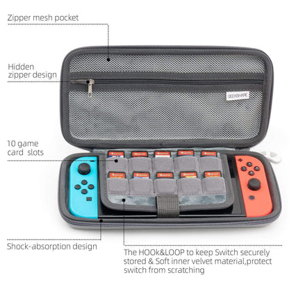 GeekShare Cat Ears Carrying Case GeekShare Cat Ears Carrying Case for Nintendo Switch