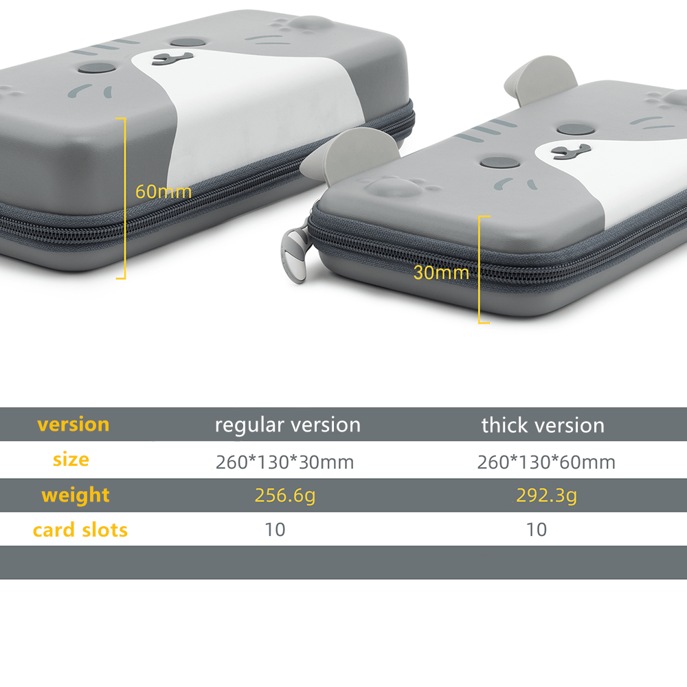 GeekShare Cat Ears Carrying Case GeekShare Cat Ears Carrying Case for Nintendo Switch