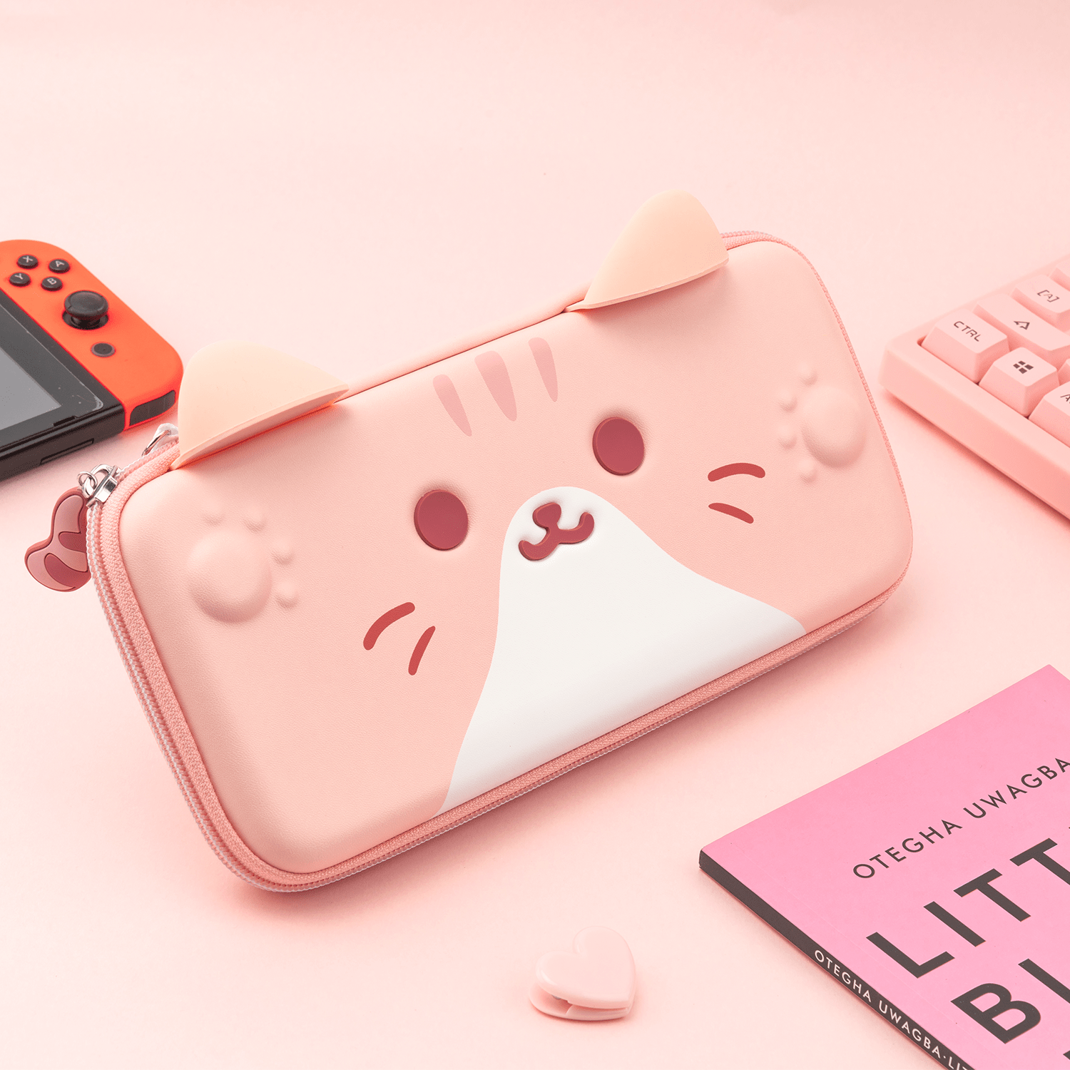GeekShare Cat Ears Carrying Case GeekShare Cat Ears Carrying Case for Nintendo Switch