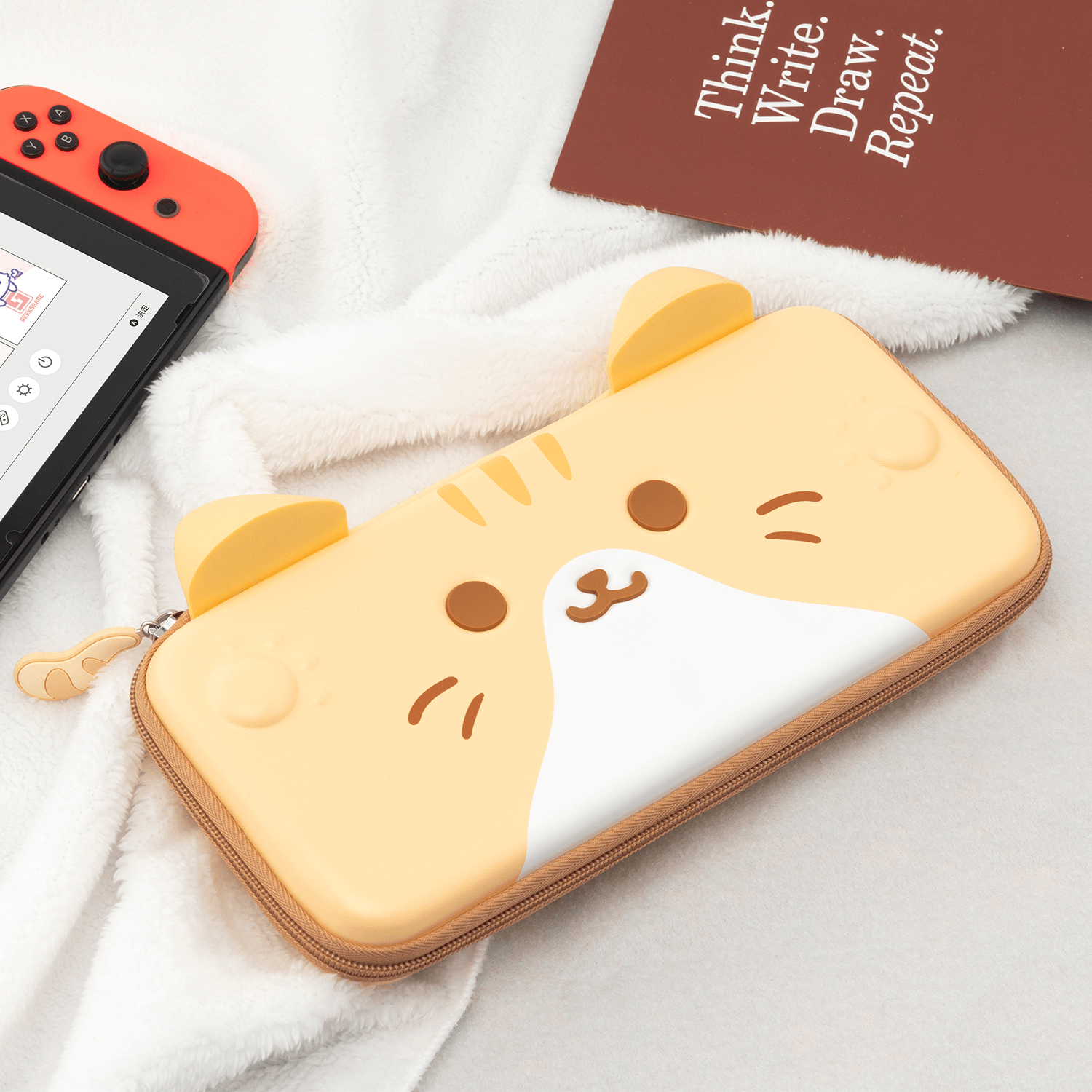 GeekShare Cat Ears Carrying Case GeekShare Cat Ears Carrying Case for Nintendo Switch