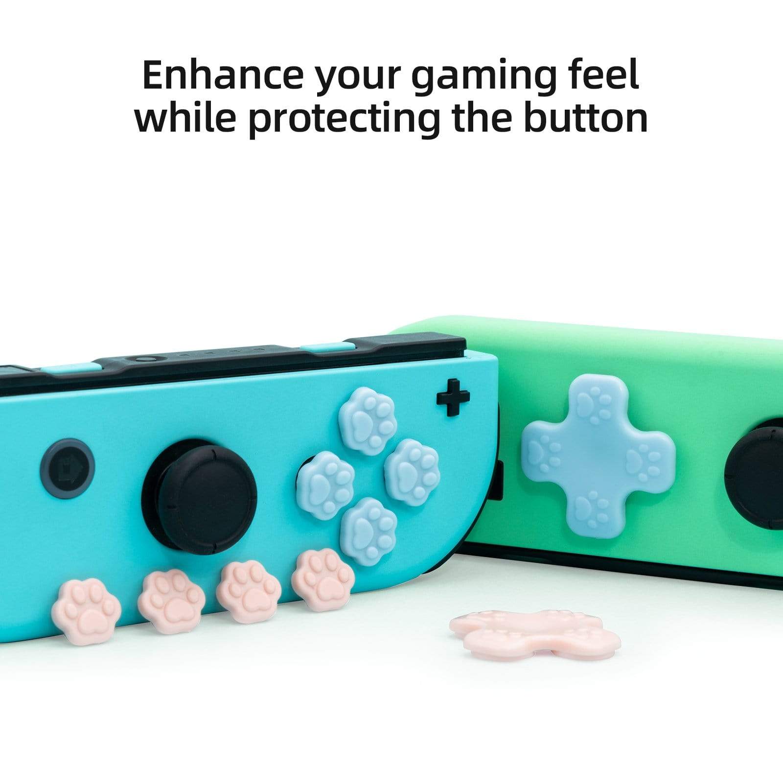 GeekShare Cat Paw Button Caps GeekShare Cat Paw Button Caps Compatible with Nintendo Switch