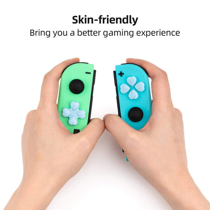 GeekShare Heart Button Caps GeekShare Heart Button Caps Compatible with Nintendo Switch Only,PC Joystick Cover,4PCS - Pink & Blue