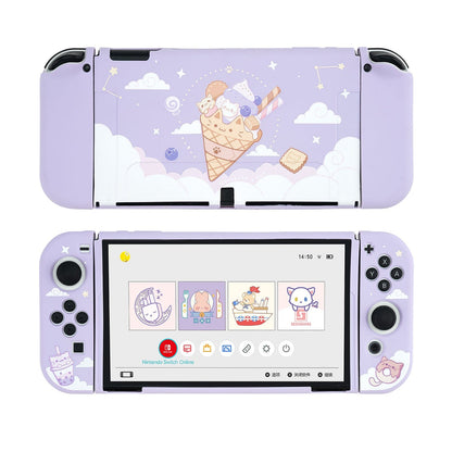 GeekShare Ice Cream Cat Protective Case GeekShare Ice Cream Cat Protective Case for Nintendo Switch