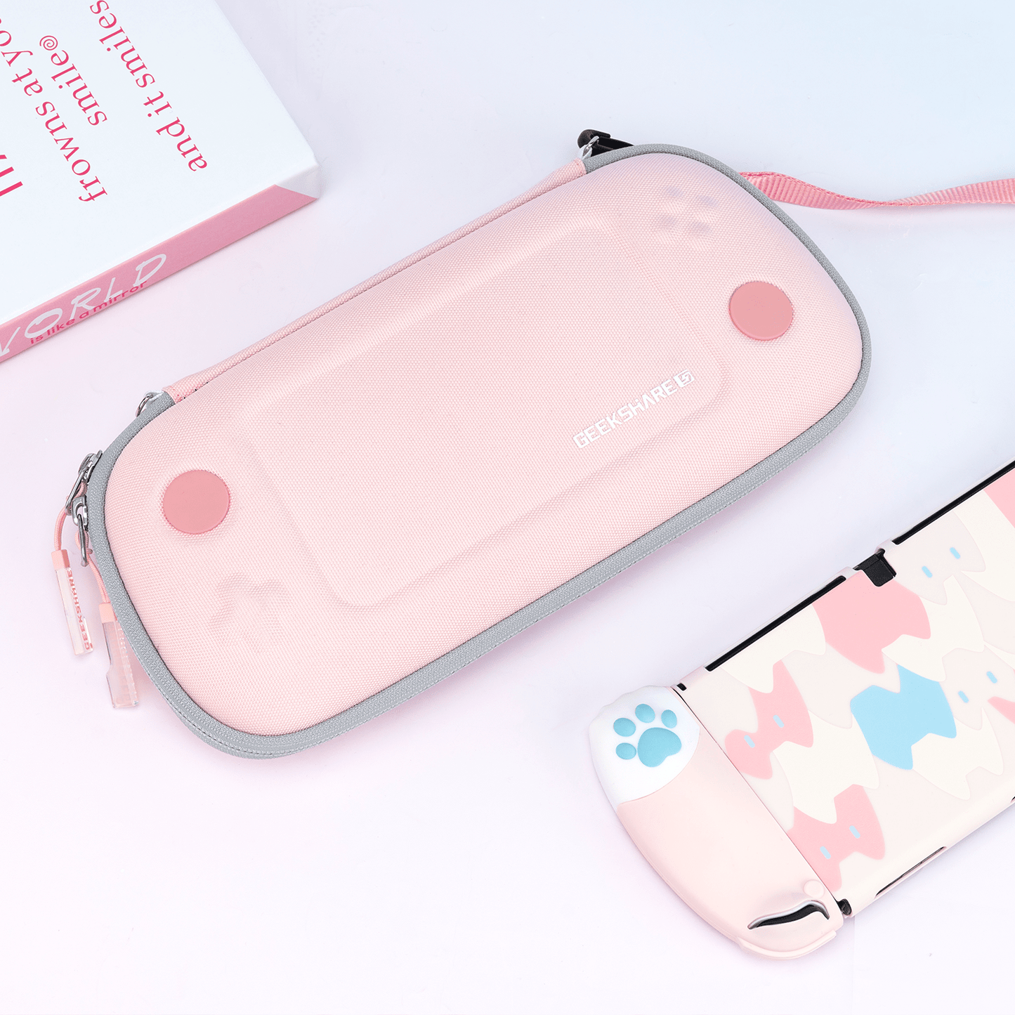 GeekShare Irregular Shape Carrying Case for Switch&OLED