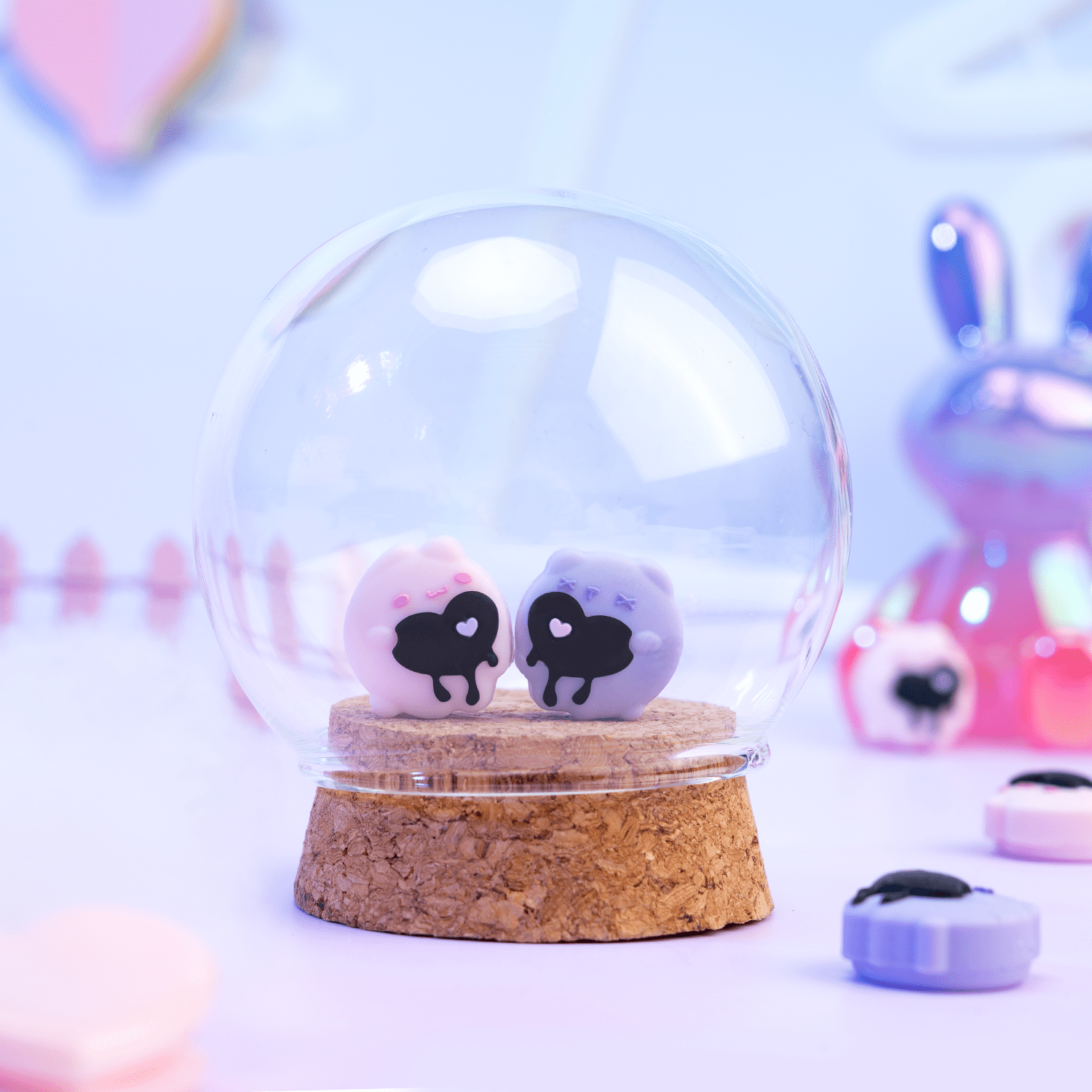 GeekShare Melting Heart Thumb Grip Caps