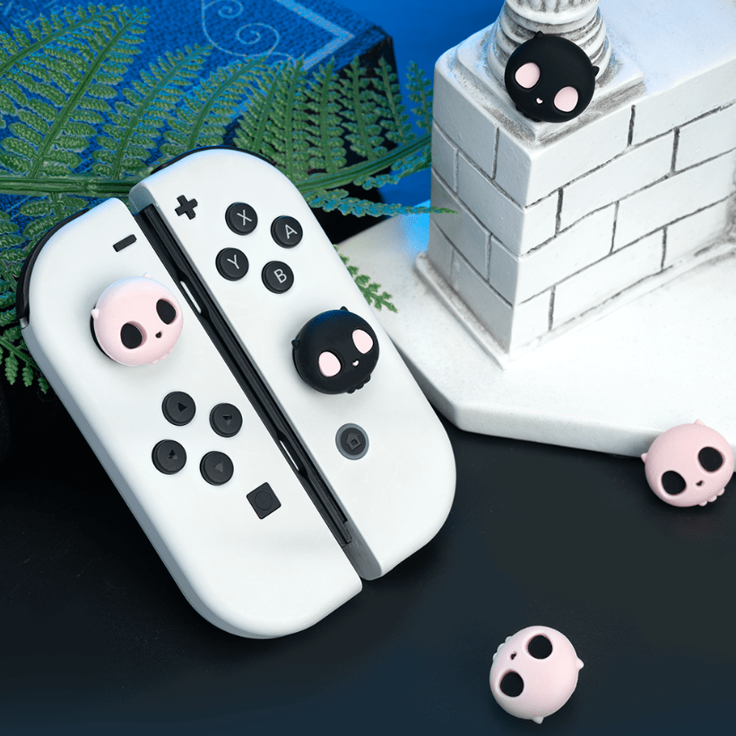 GeekShare Pink Skull Thumb Grips