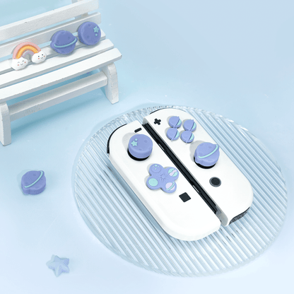 GeekShare Purple Planet Button Caps