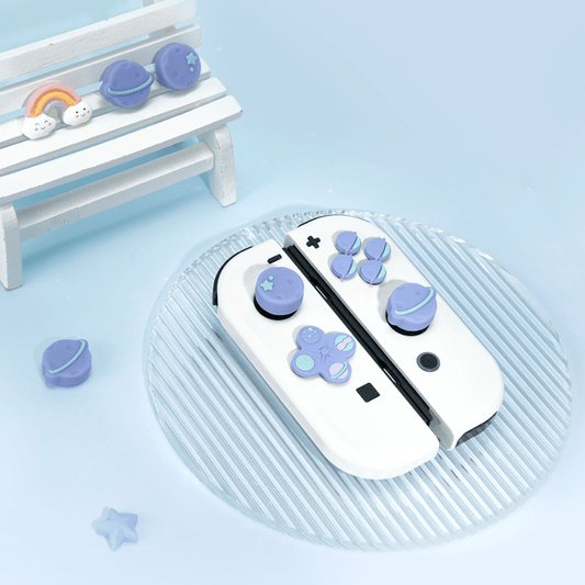 GeekShare Purple Planet Button Caps