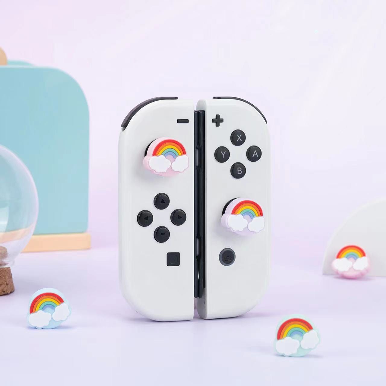 GeekShare Rainbow Thumb Grip Caps