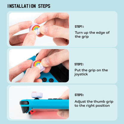 GeekShare Rainbow Thumb Grip Caps