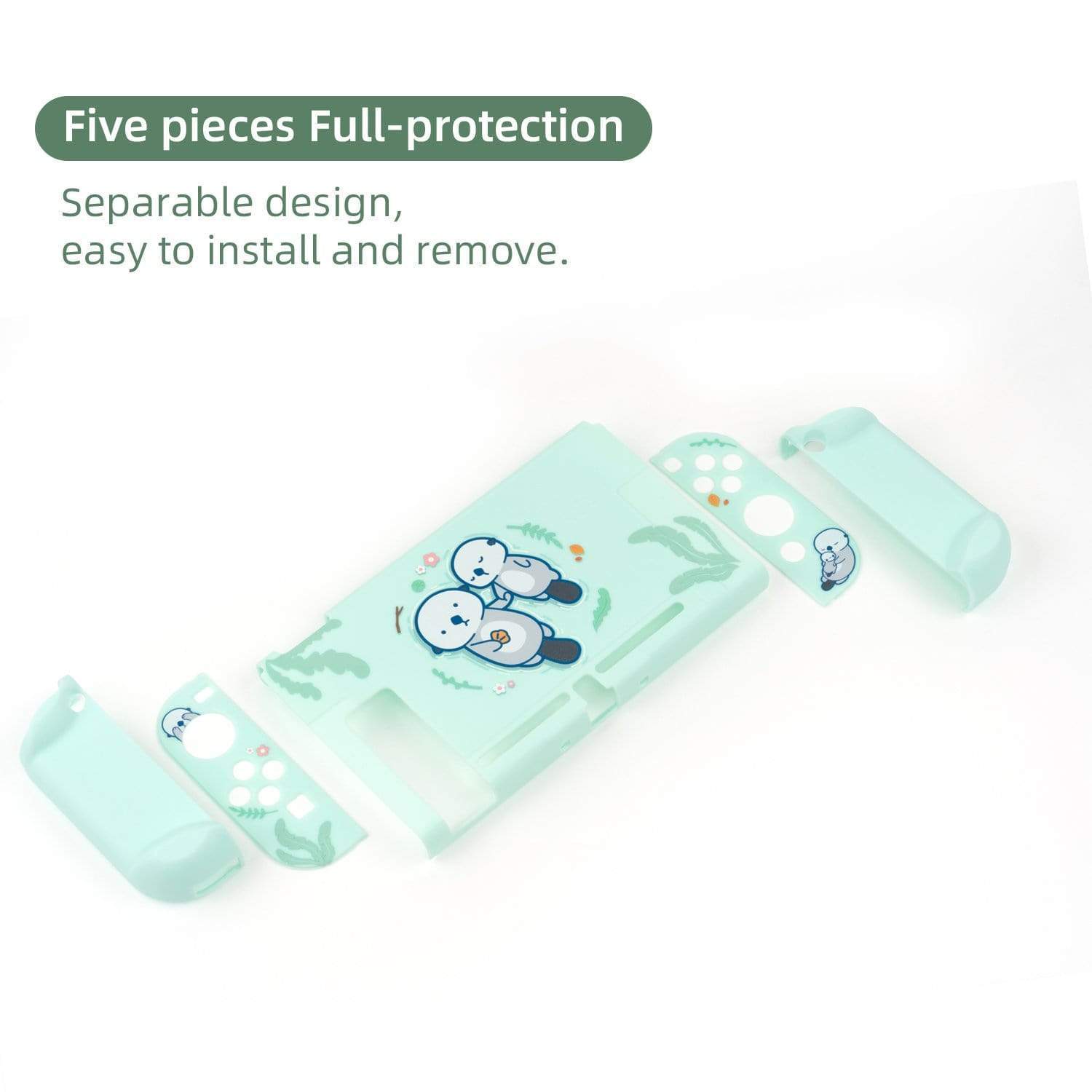 GeekShare Sea Otter Protective Case GeekShare Slim Protective Case Nintendo Switch -- Sea Otter