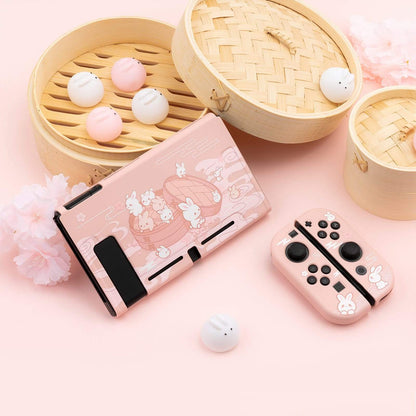 GeekShare Steamed Bun Rabbit Protective Case GeekShare Soft TPU Protective Case for Nintendo Switch -- Steamed Bun Rabbit