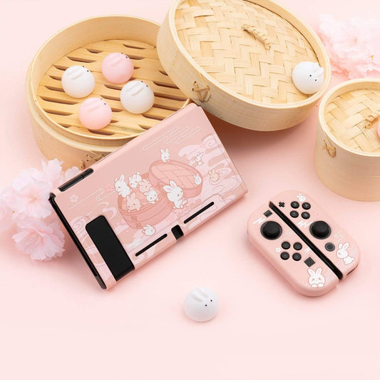 GeekShare Steamed Bun Rabbit Protective Case GeekShare Soft TPU Protective Case for Nintendo Switch -- Steamed Bun Rabbit