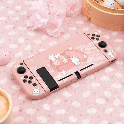 GeekShare Steamed Bun Rabbit Protective Case GeekShare Soft TPU Protective Case for Nintendo Switch -- Steamed Bun Rabbit