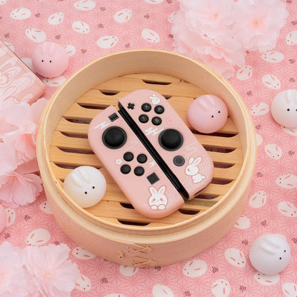 GeekShare Steamed Bun Rabbit Protective Case GeekShare Soft TPU Protective Case for Nintendo Switch -- Steamed Bun Rabbit