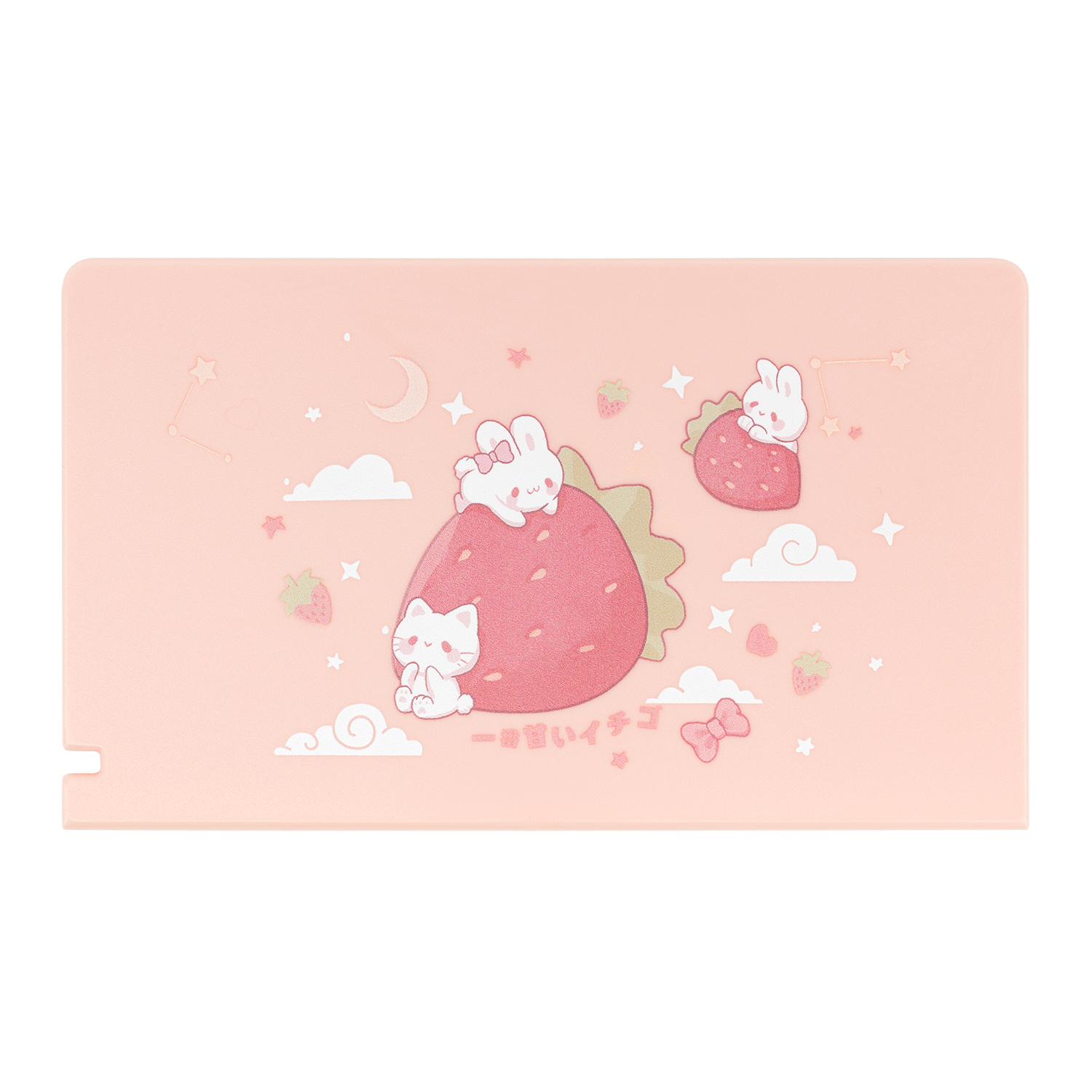 GeekShare Strawberry Bunny Protective Case GeekShare Soft TPU Protective Case for Nintendo Switch -- Strawberry Bunny