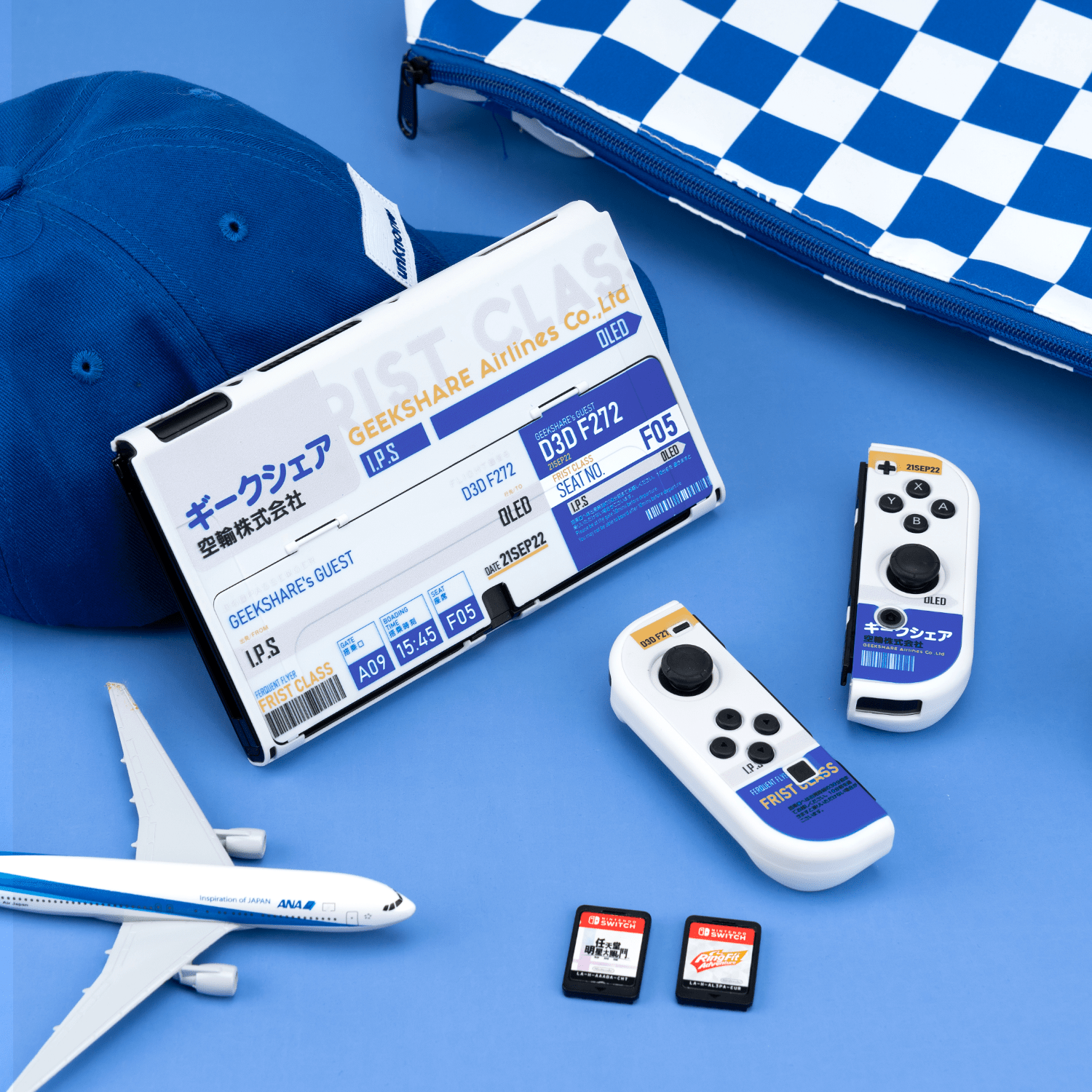 GeekShare Boarding Check Protective Case for Switch OLED