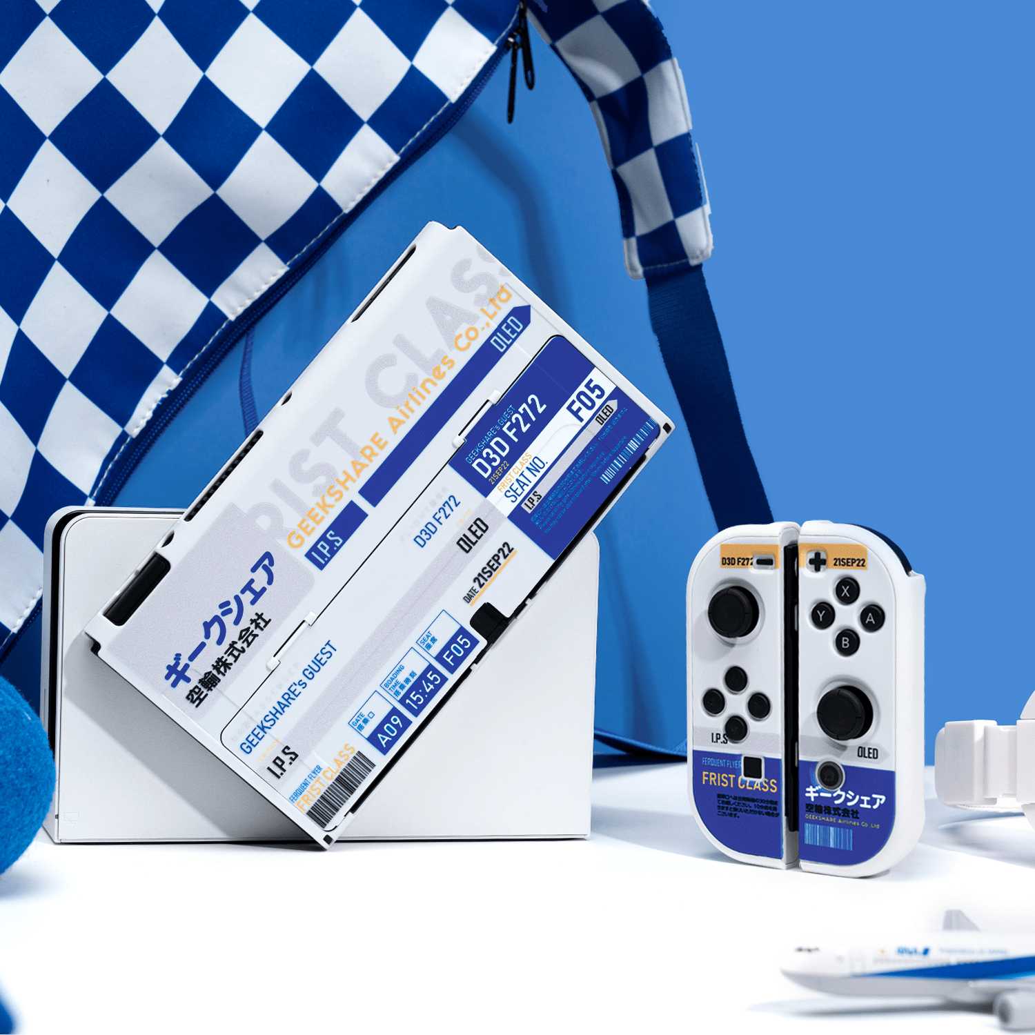 GeekShare Boarding Check Protective Case for Switch OLED